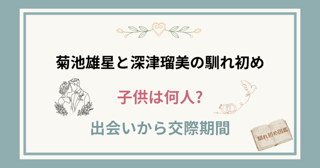 菊池雄星と妻・深津瑠美の馴れ初め！