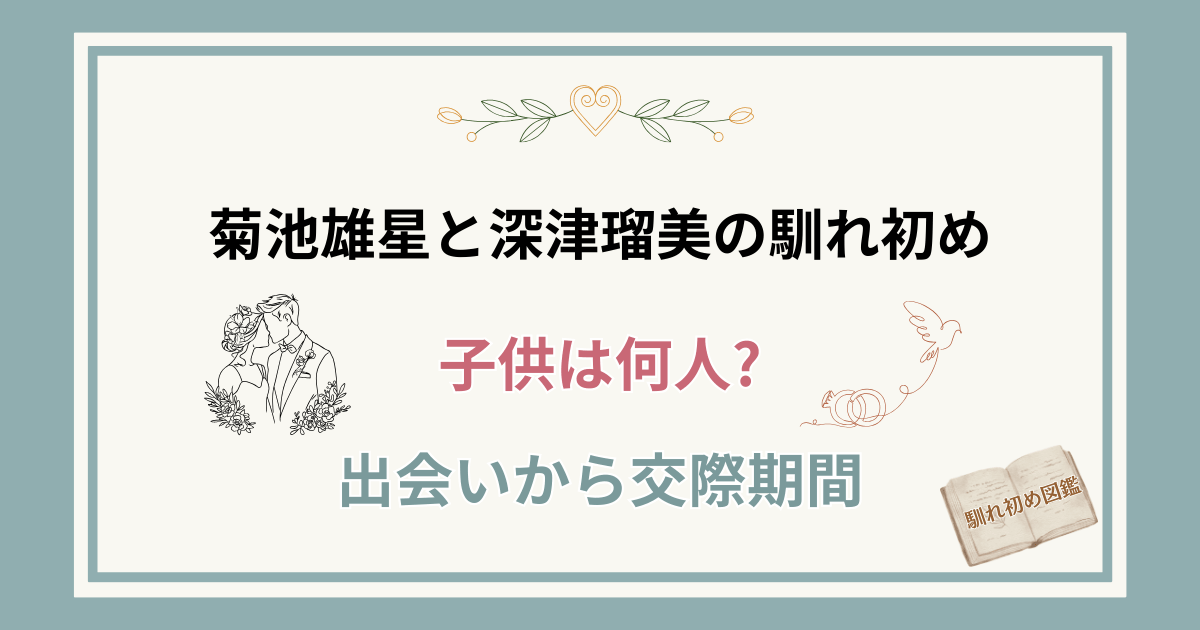 菊池雄星と妻・深津瑠美の馴れ初め！
